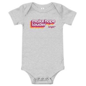 Make Hope Louder Retro Baby Onesie