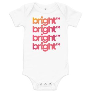 BRIGHT-FM Baby Short Sleeve Onesie