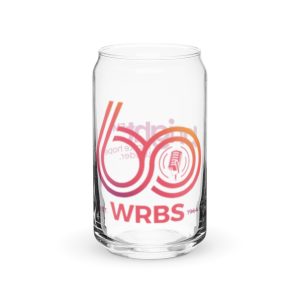 60th Anniversary Can-shaped Glass