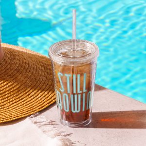 Still Growing Clear Plastic Tumbler
