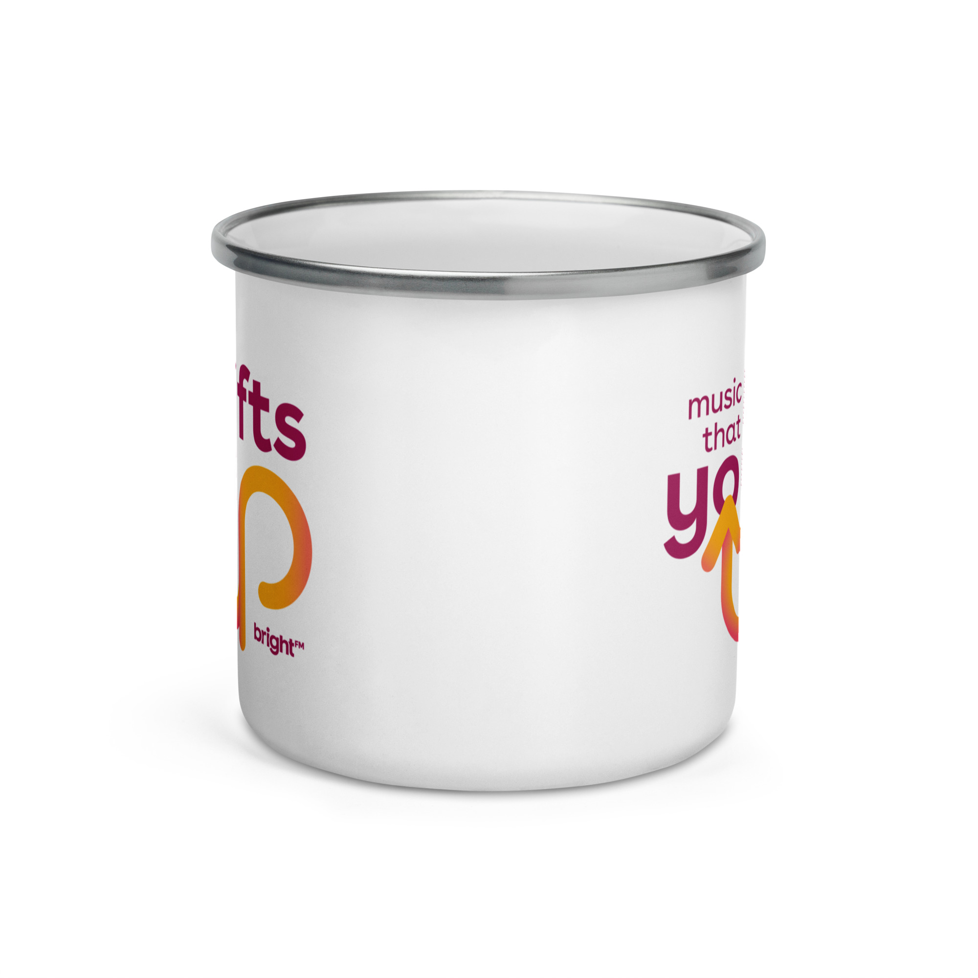 Music That Lifts You Up Enamel Mug - Image 3