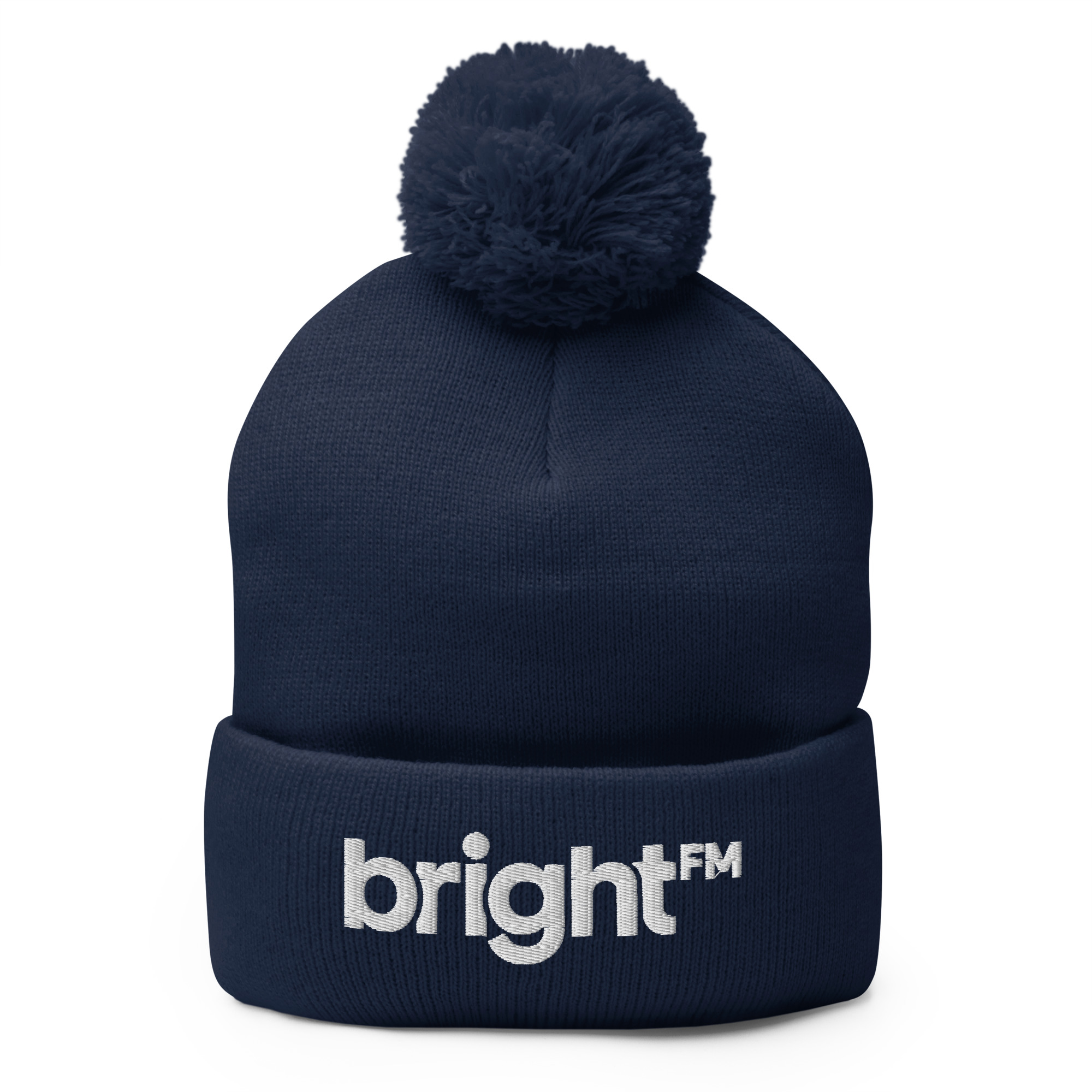 BRIGHT-FM Pom-Pom Beanie - Image 2
