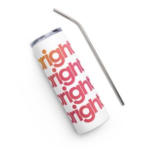 BRIGHT-FM Stainless Steel Tumbler