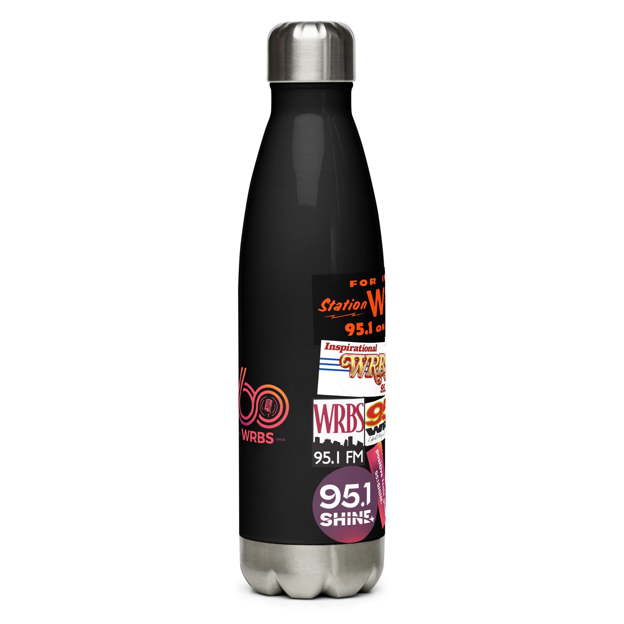 Bumper Sticker Stainless Steel Water Bottle - Image 4