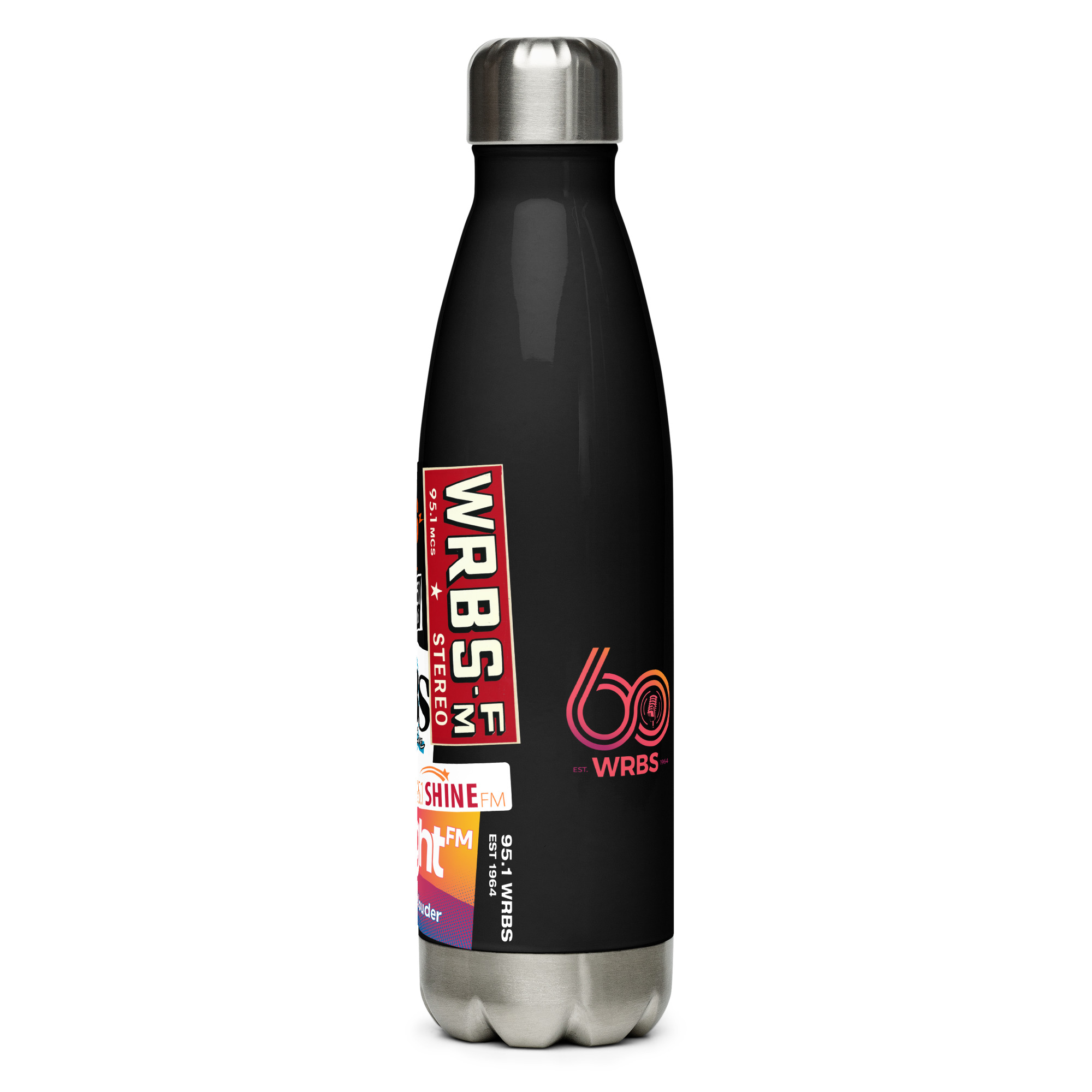 Bumper Sticker Stainless Steel Water Bottle - Image 3