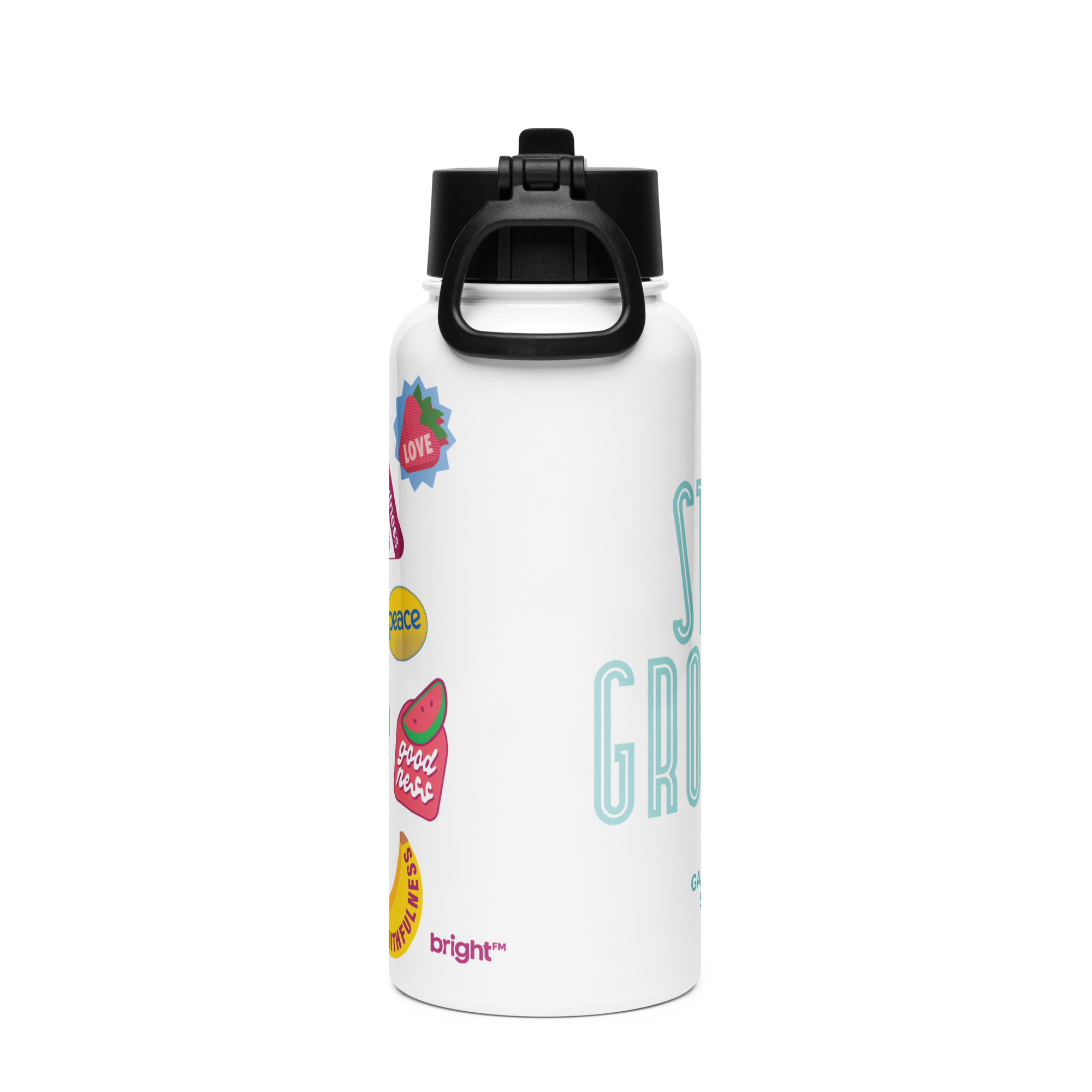 Still Growing Stainless Steel Water Bottle with a Straw Lid - Image 4