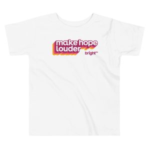 Make Hope Louder Retro Toddler Short Sleeve Tee