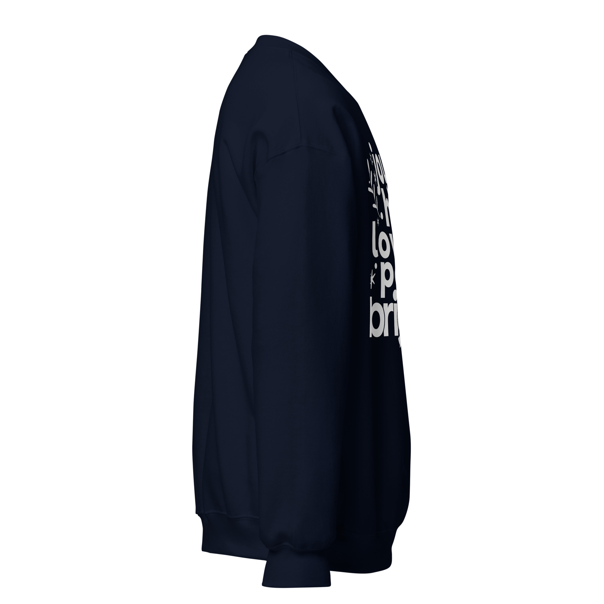 Love Joy Hope Peace BRIGHT-FM Classic Unisex Sweatshirt - Image 5