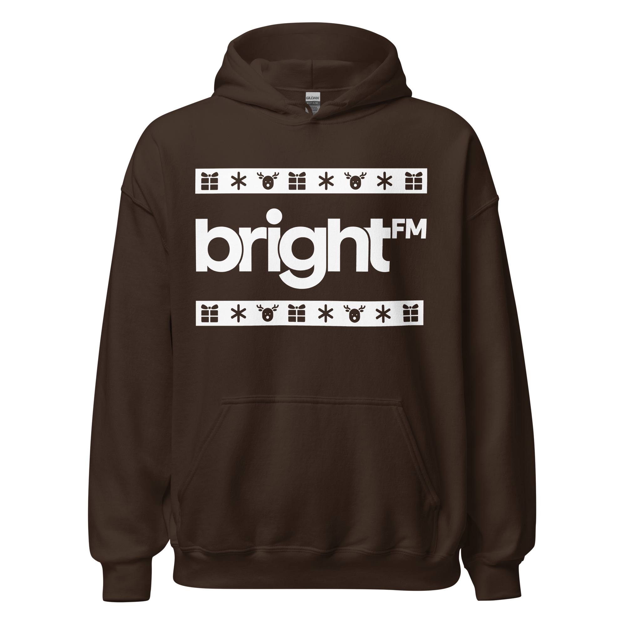 BRIGHT-FM Christmas Unisex Hoodie - Image 10