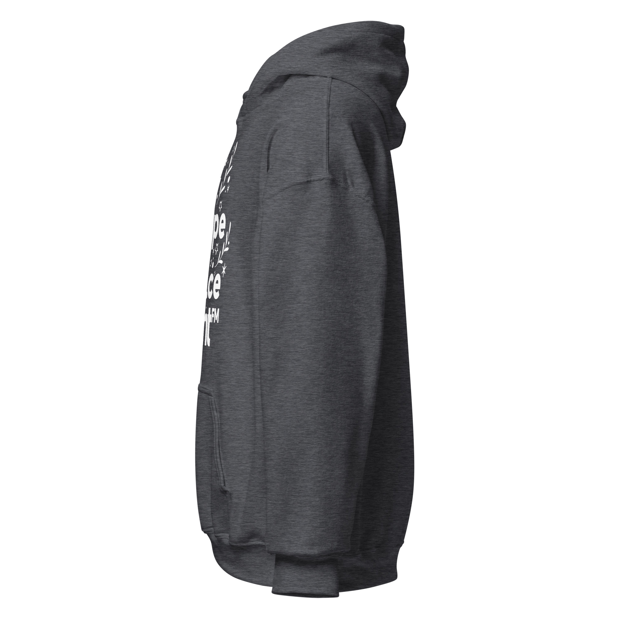 Love, Joy, Hope, Peace, BRIGHT-FM Classic Unisex Hoodie - Image 27