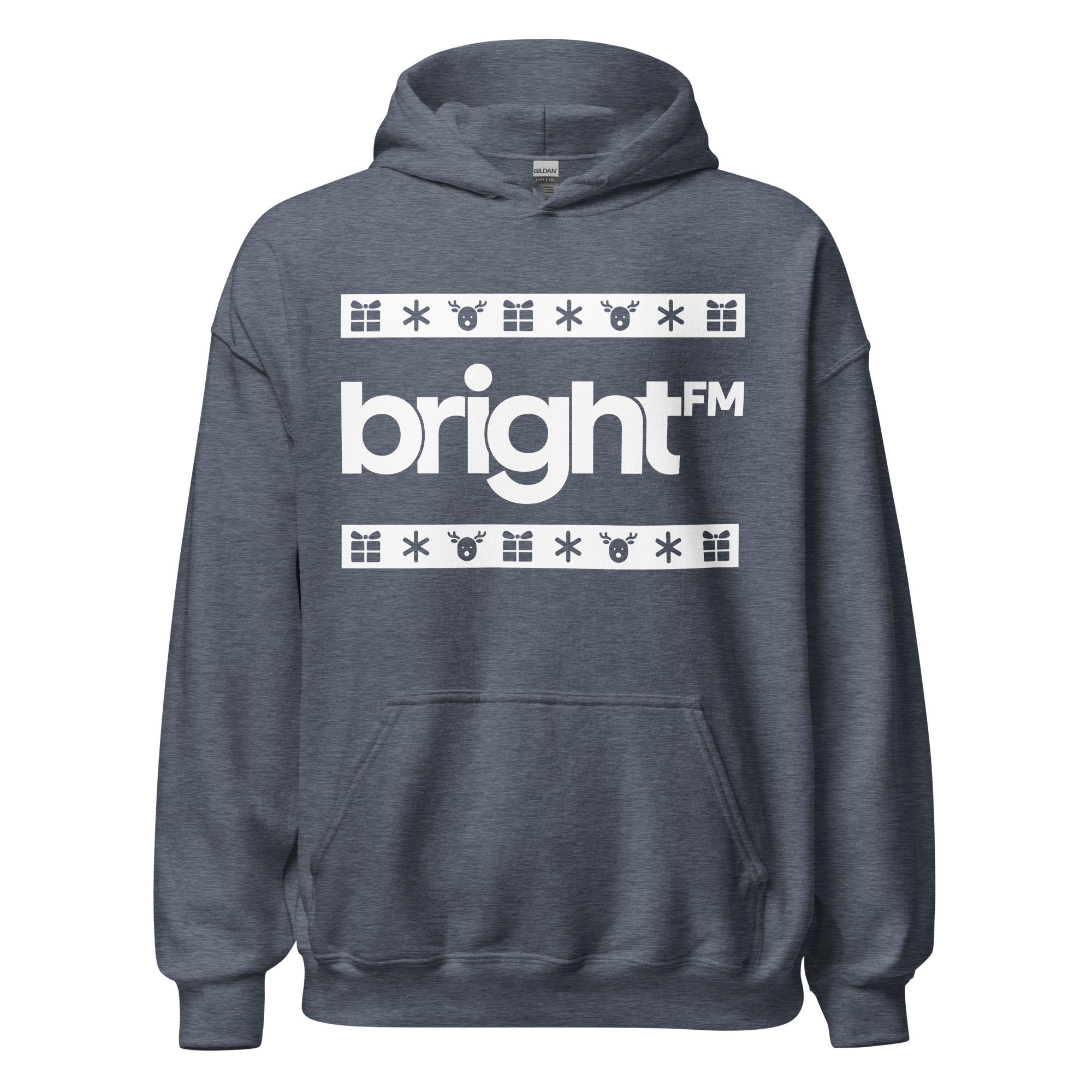BRIGHT-FM Christmas Unisex Hoodie - Image 30