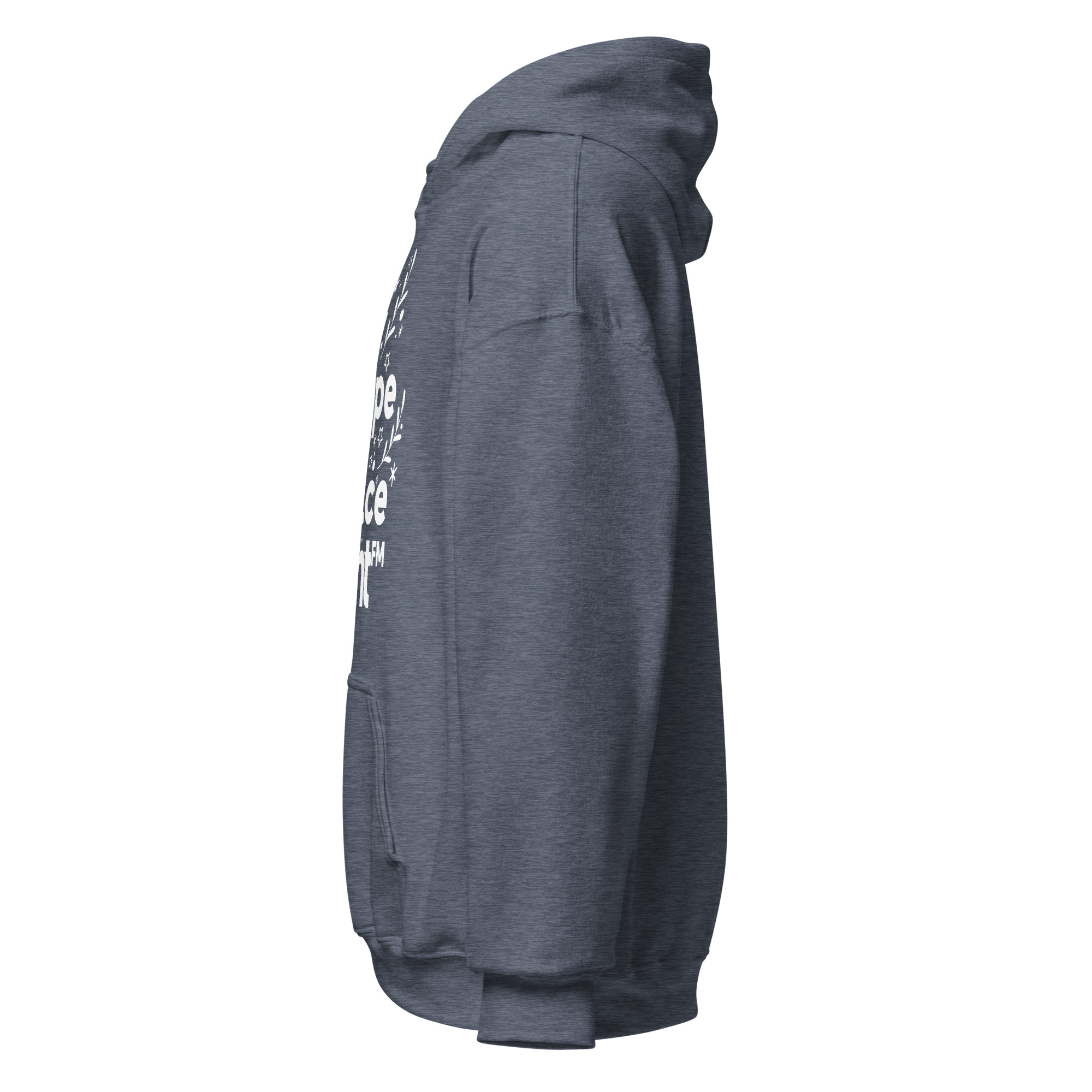 Love, Joy, Hope, Peace, BRIGHT-FM Classic Unisex Hoodie - Image 31