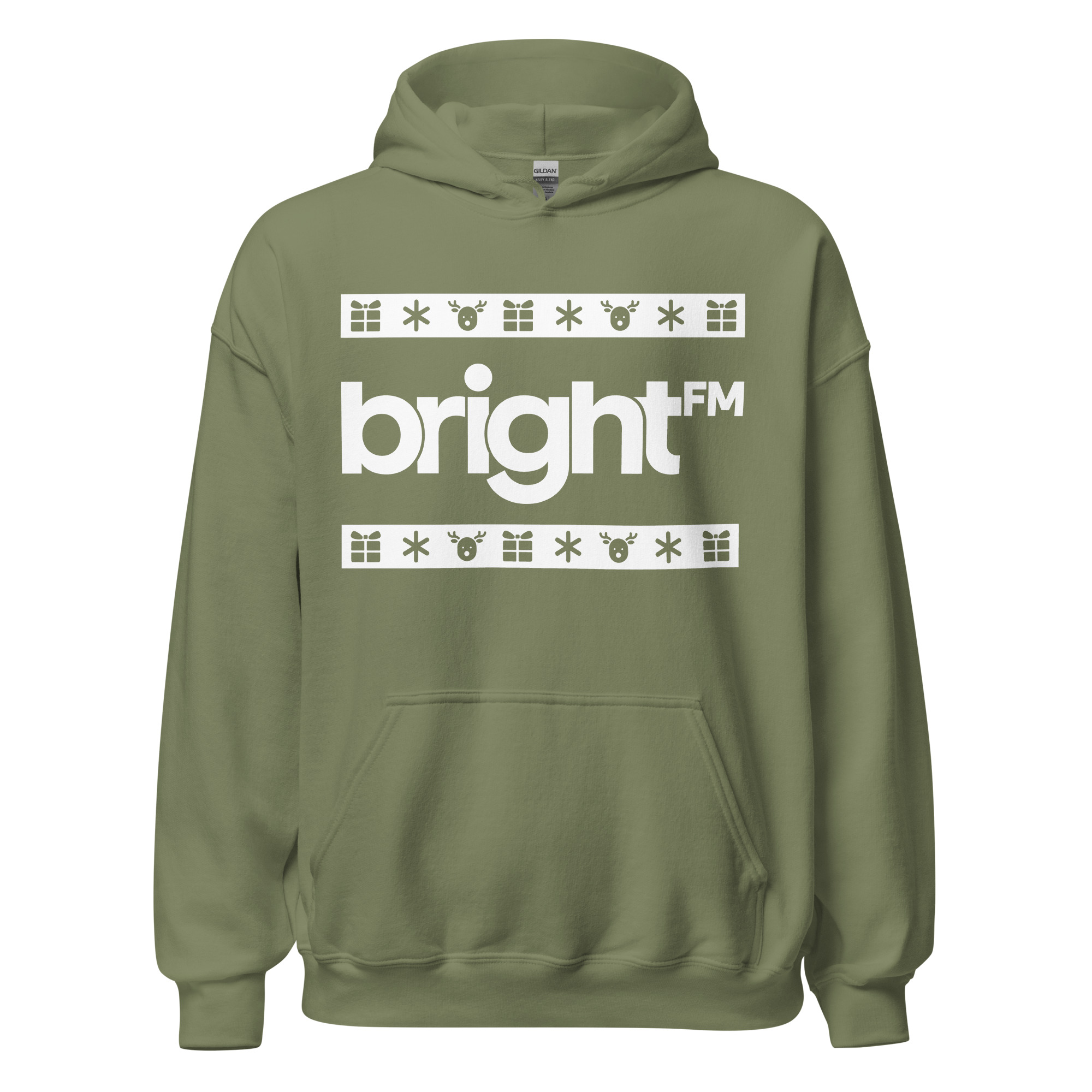 BRIGHT-FM Christmas Unisex Hoodie - Image 41