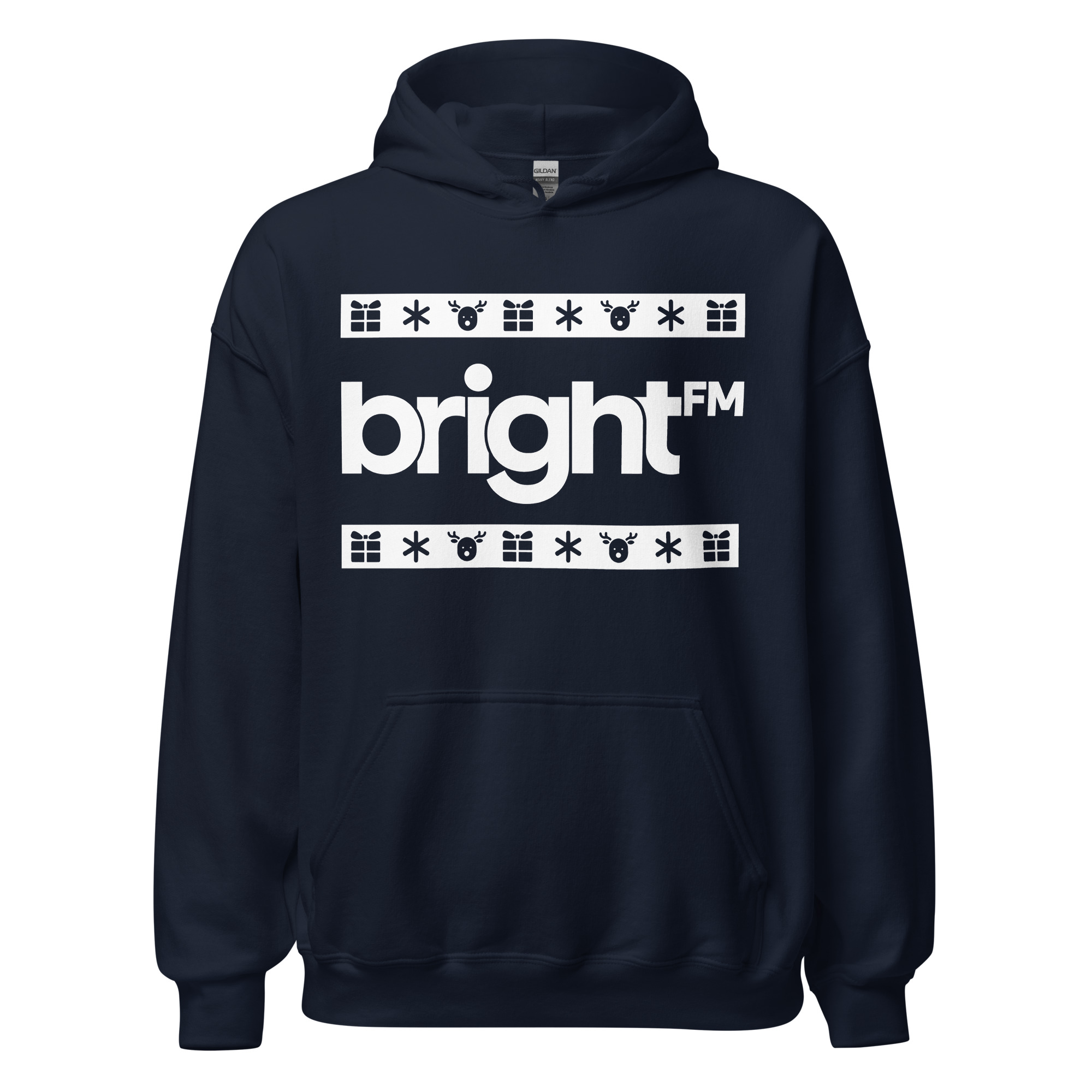 BRIGHT-FM Christmas Unisex Hoodie - Image 2