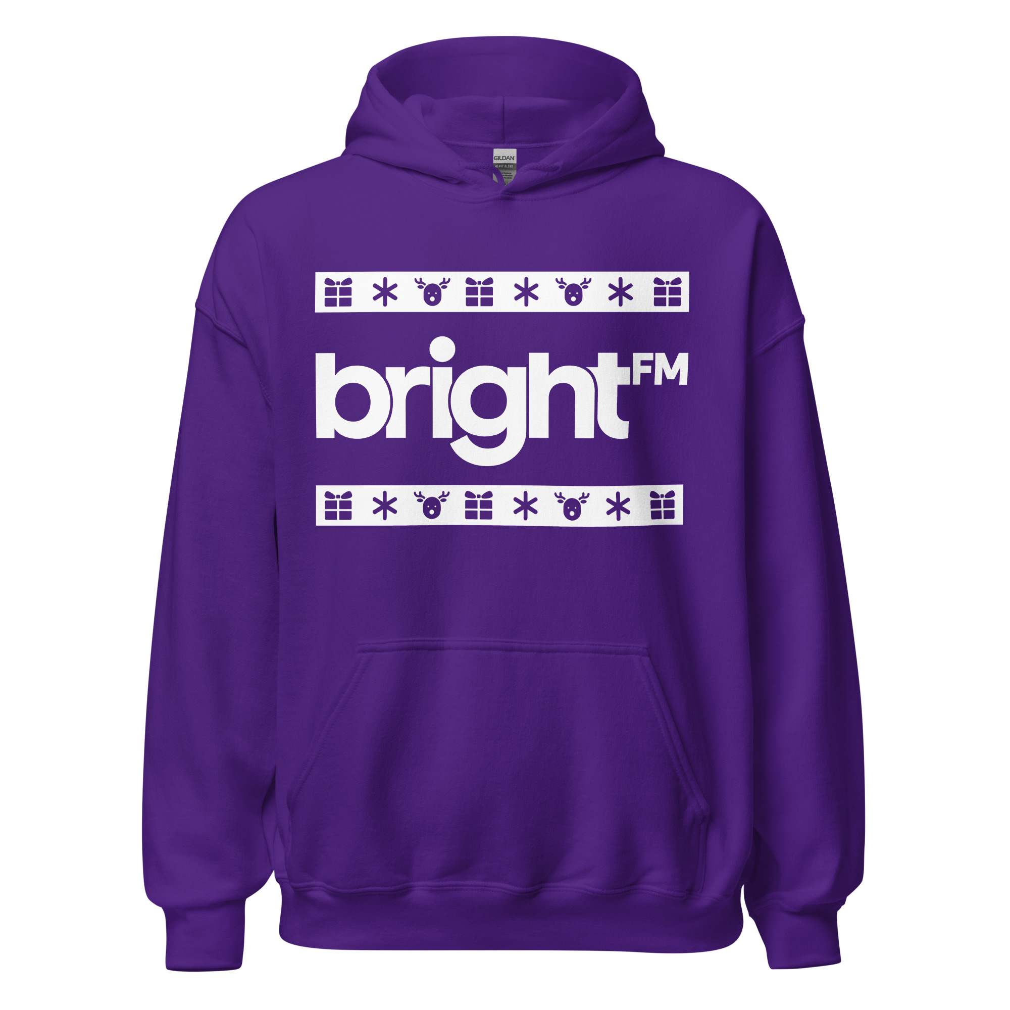 BRIGHT-FM Christmas Unisex Hoodie - Image 18