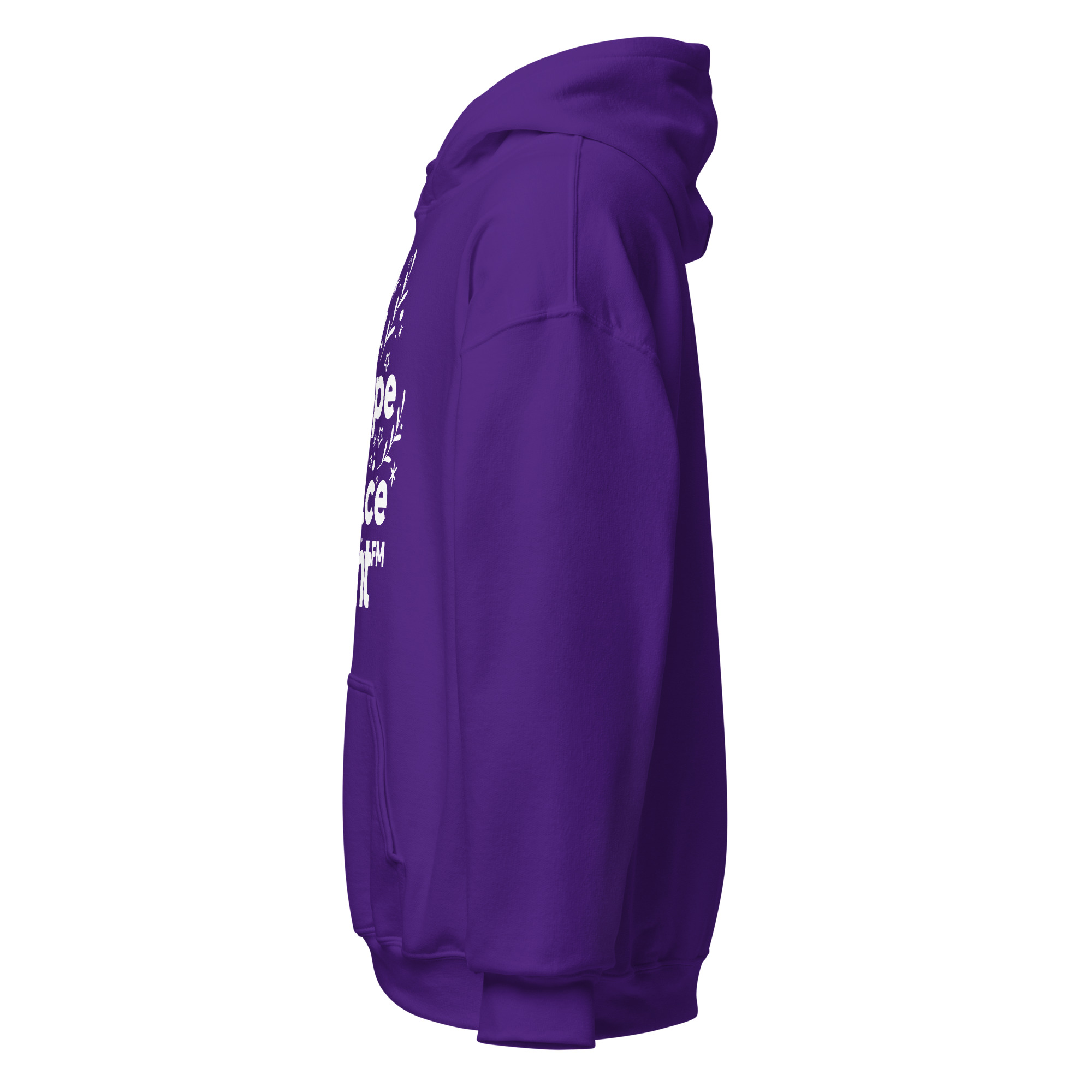 Love, Joy, Hope, Peace, BRIGHT-FM Classic Unisex Hoodie - Image 19