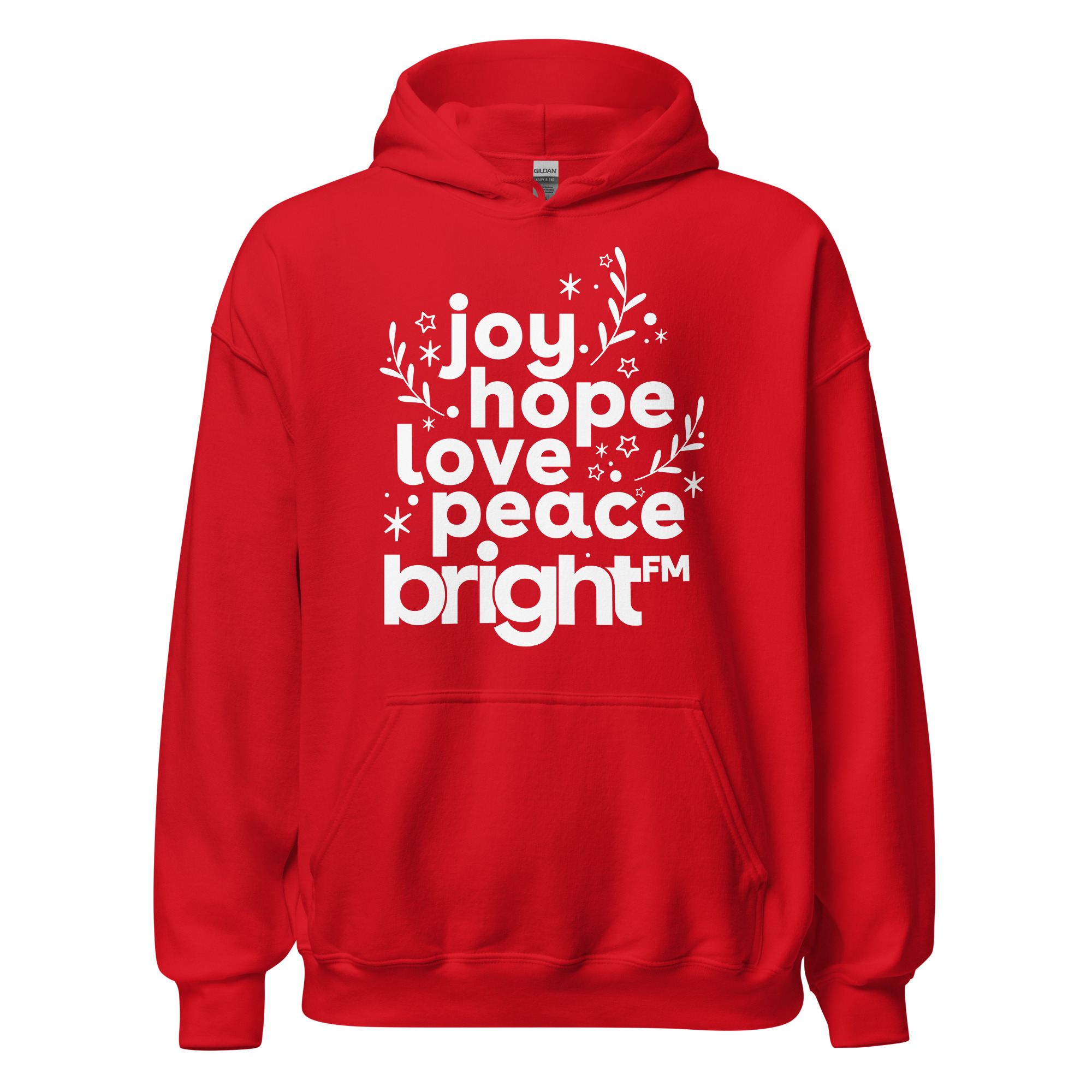 Love, Joy, Hope, Peace, BRIGHT-FM Classic Unisex Hoodie - Image 21