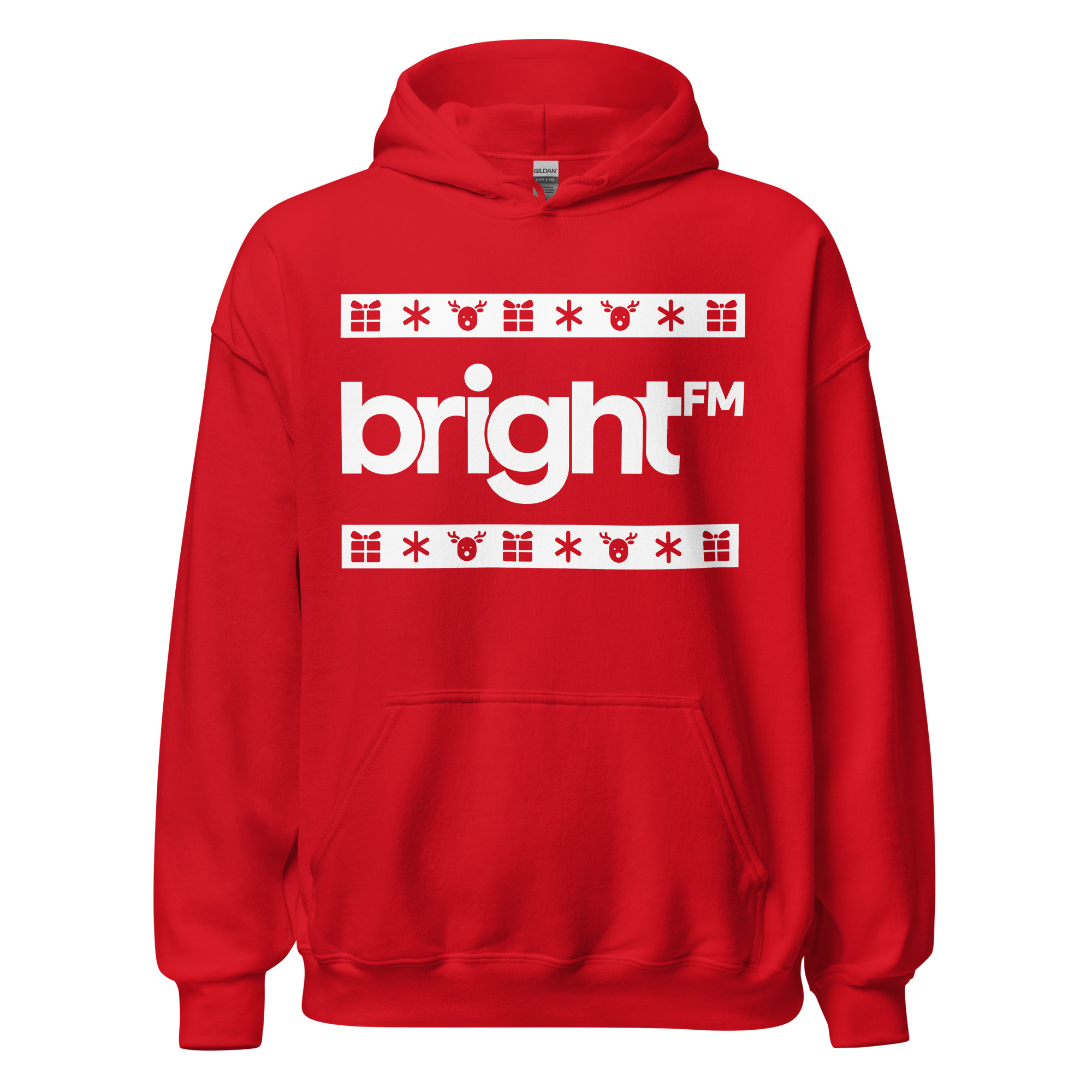 BRIGHT-FM Christmas Unisex Hoodie - Image 22