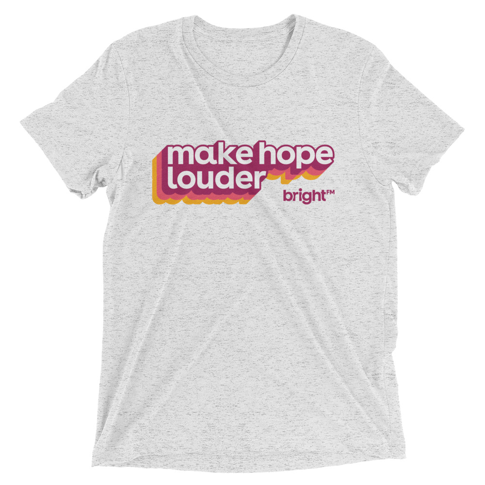 White Fleck Triblend