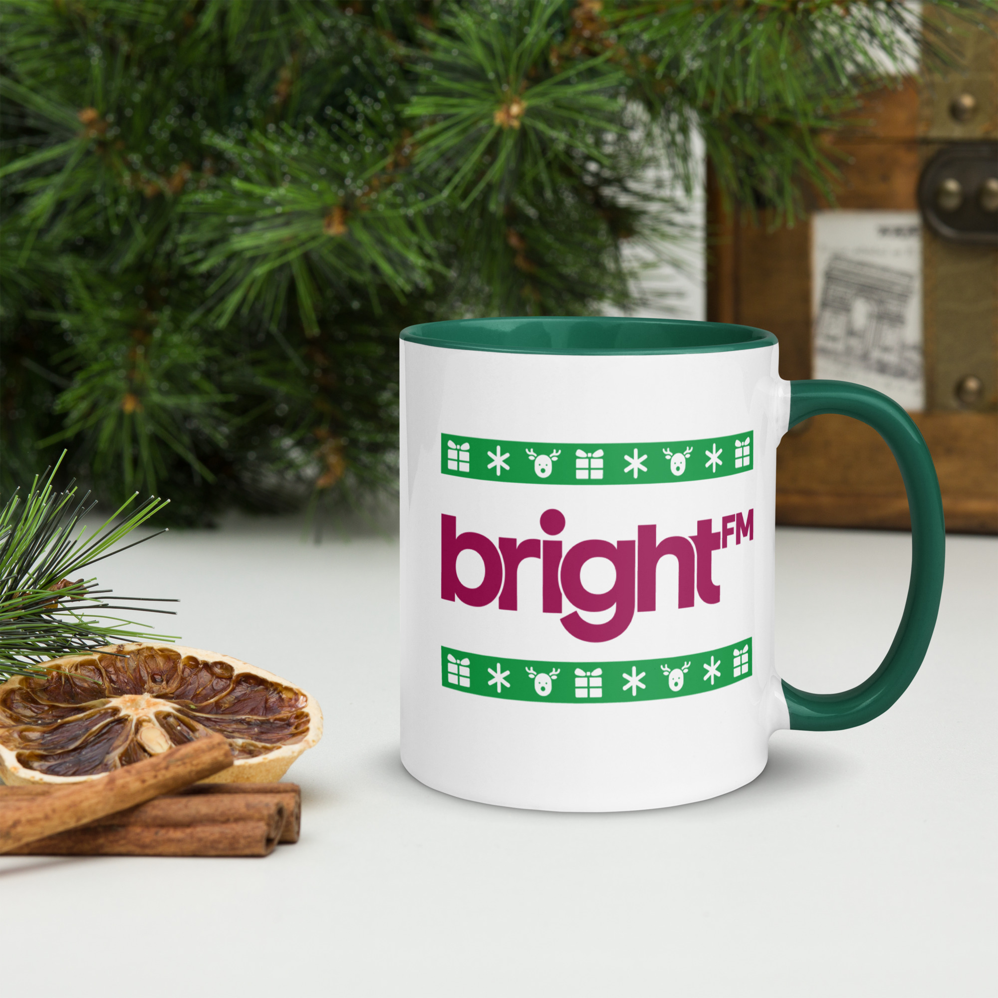 BRIGHT-FM Christmas Mug