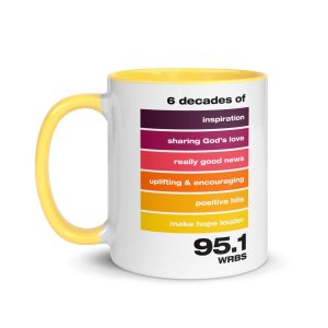 6 Decades Mug with Color Inside