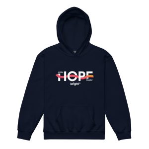 Make Hope Louder Ribbon Youth Hoodie