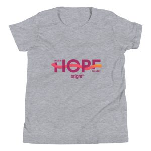 Make Hope Louder Ribbon Youth Short Sleeve T-Shirt